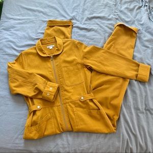 OuterKnown Coveralls Size Medium Workwear Mustard Hipster Jumpsuit